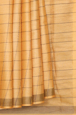 Collection of Tussar Silk Beige Saree in a gallery layout