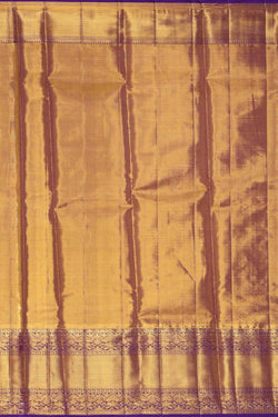 Image of Kanchipattu Tissue Brocade Peach Saree