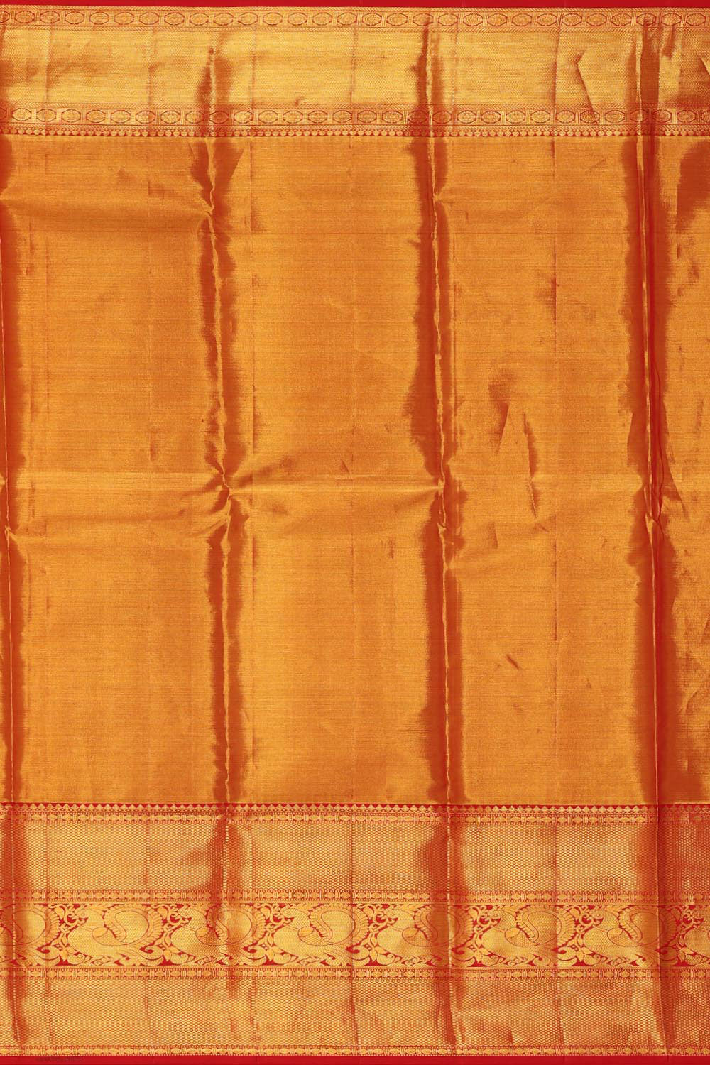 Kanchipattu Tissue Brocade Gold/Peach Saree