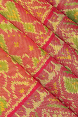 Collection of Rajkot Patola Silk Saree in a gallery layout