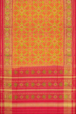 Collection of Rajkot Patola Silk Saree in a gallery layout