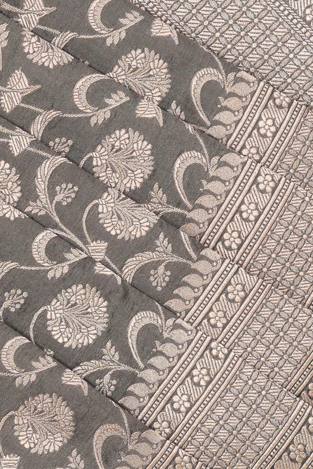 Collection of Banarasi Grey Saree in a gallery layout