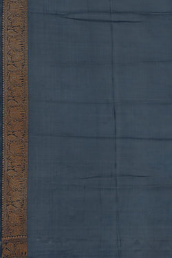 Collection of Banarasi Georgette Teal Blue Saree in a gallery layout