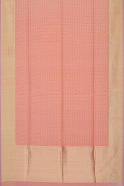 Image of Very Pretty Kora Coral-Pink Saree