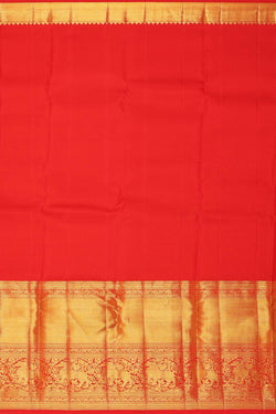 Image of Kanchipattu Red Saree