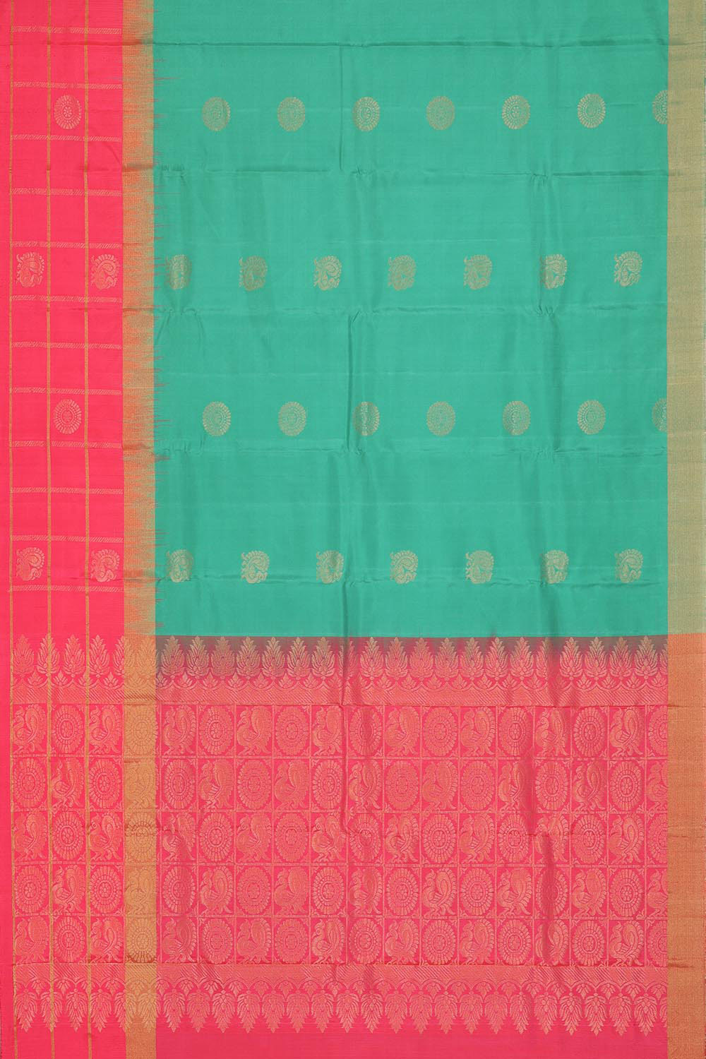 Collection of Gorgeous Sea Green Saree in a gallery layout