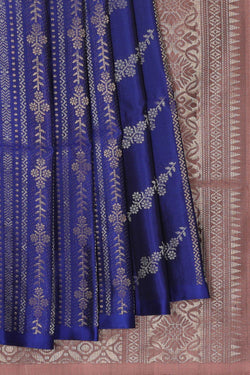 Collection of Gorgeous Indigo Blue Saree in a gallery layout