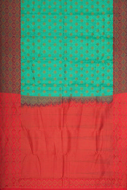 Collection of Very Pretty Sea Green Saree in a gallery layout