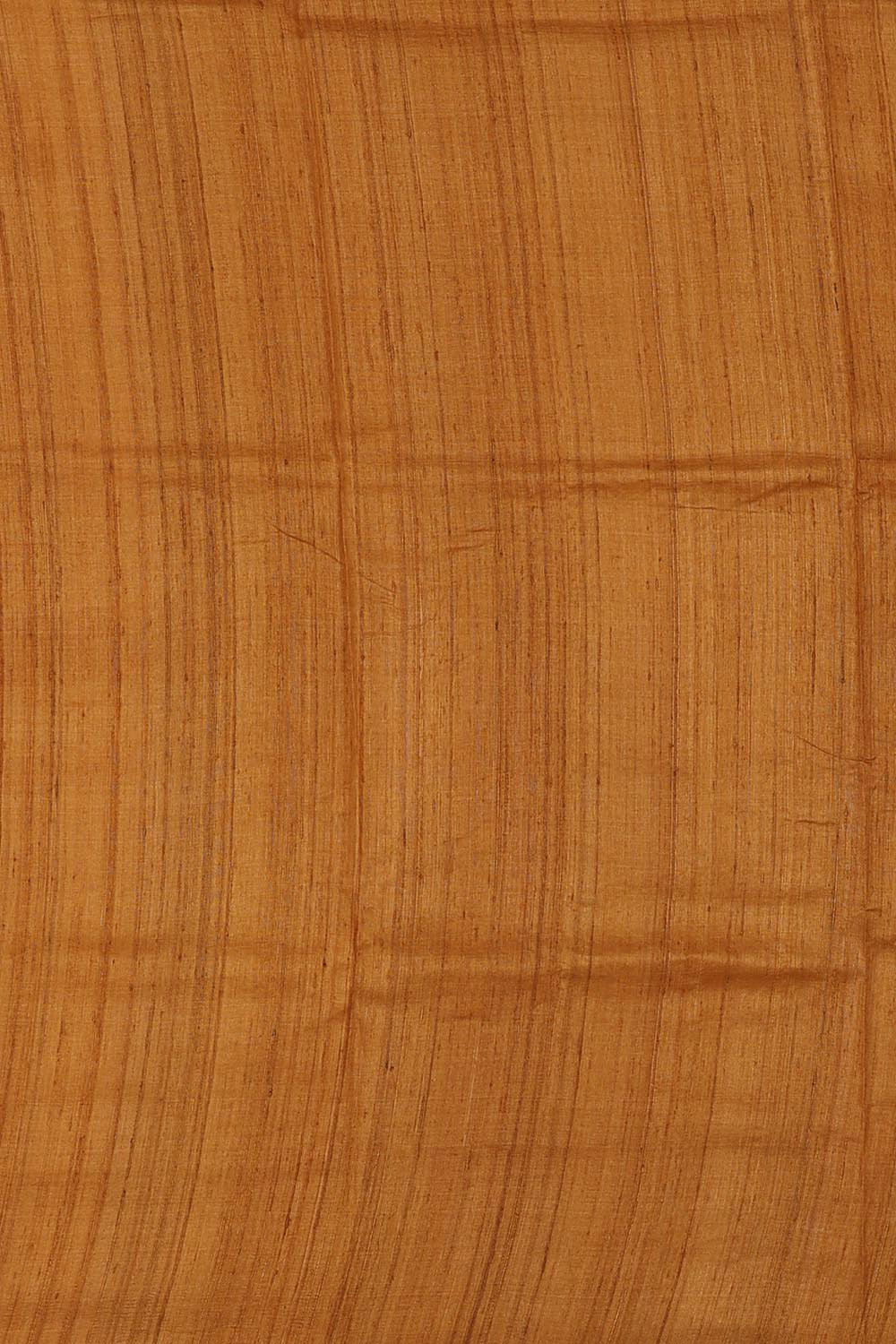 Image of Tussar Silk Caramel Brown Saree