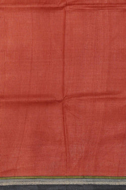 Collection of Tussar Silk Rust-Red Saree in a gallery layout