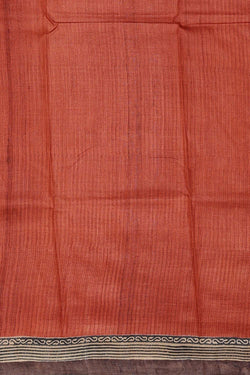 Collection of Tussar Silk Brown Saree in a gallery layout