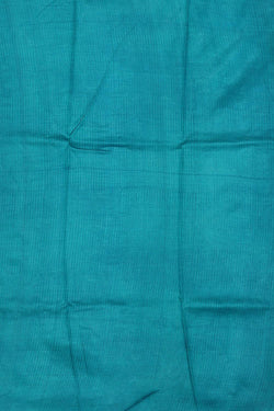 Collection of Tussar Silk Blue Saree in a gallery layout