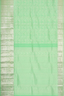 Image of Kanchipattu Mint Green Saree