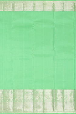 Image of Kanchipattu Mint Green Saree