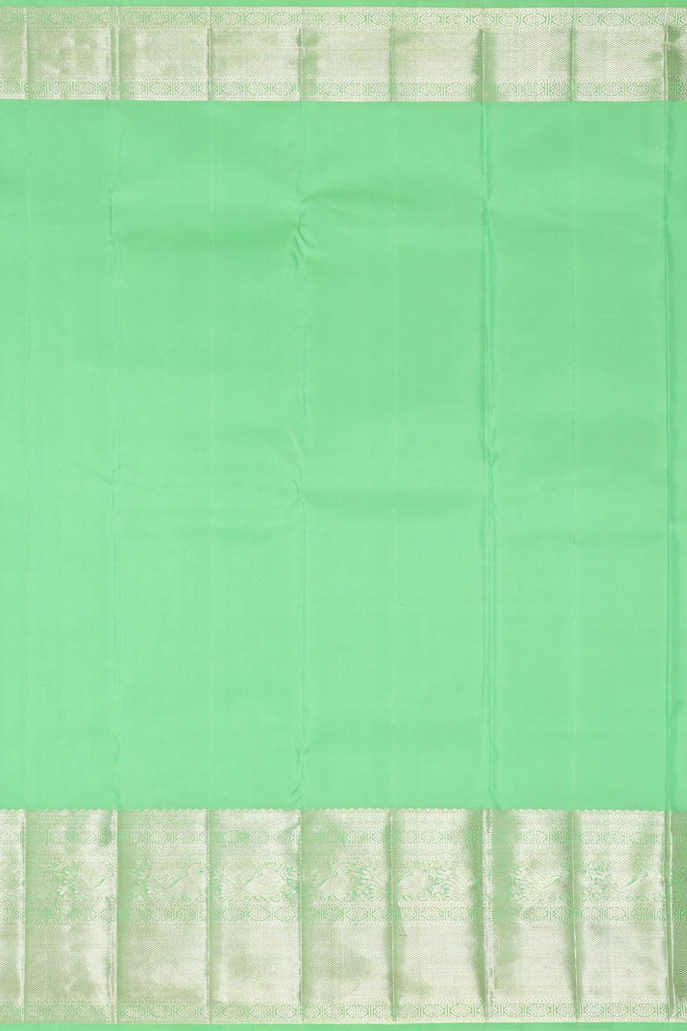 Image of Kanchipattu Mint Green Brocade Saree
