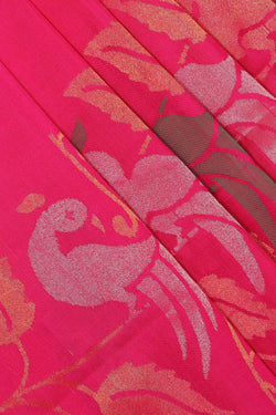 Collection of Uppada Silk Pink Saree in a gallery layout