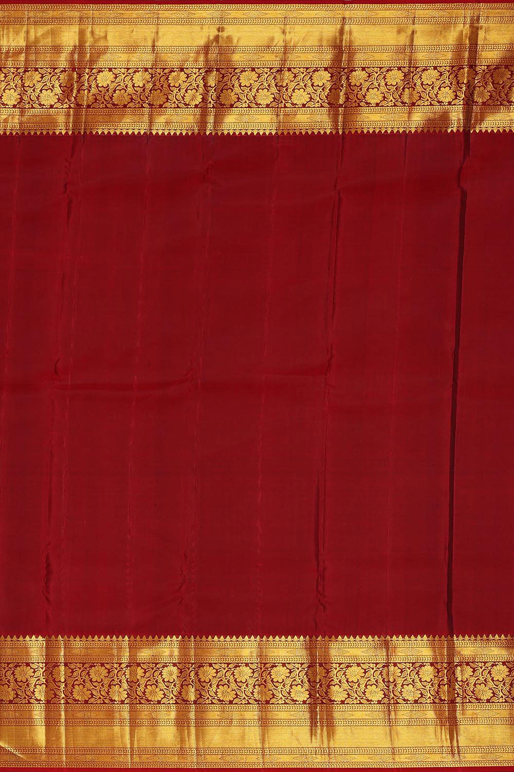 Image of Kanchipattu Bottle Green Brocade Saree