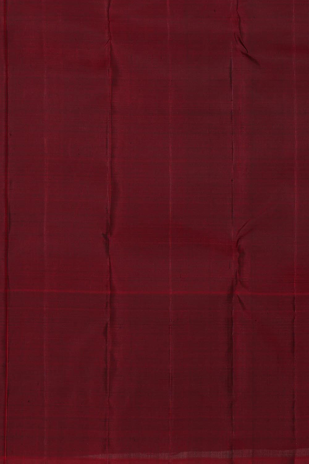 Image of Kanchipattu Peacock Blue Brocade Saree