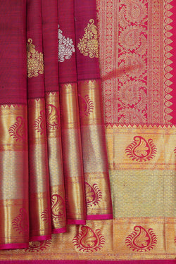 Collection of Very Pretty Plum Pink Saree in a gallery layout