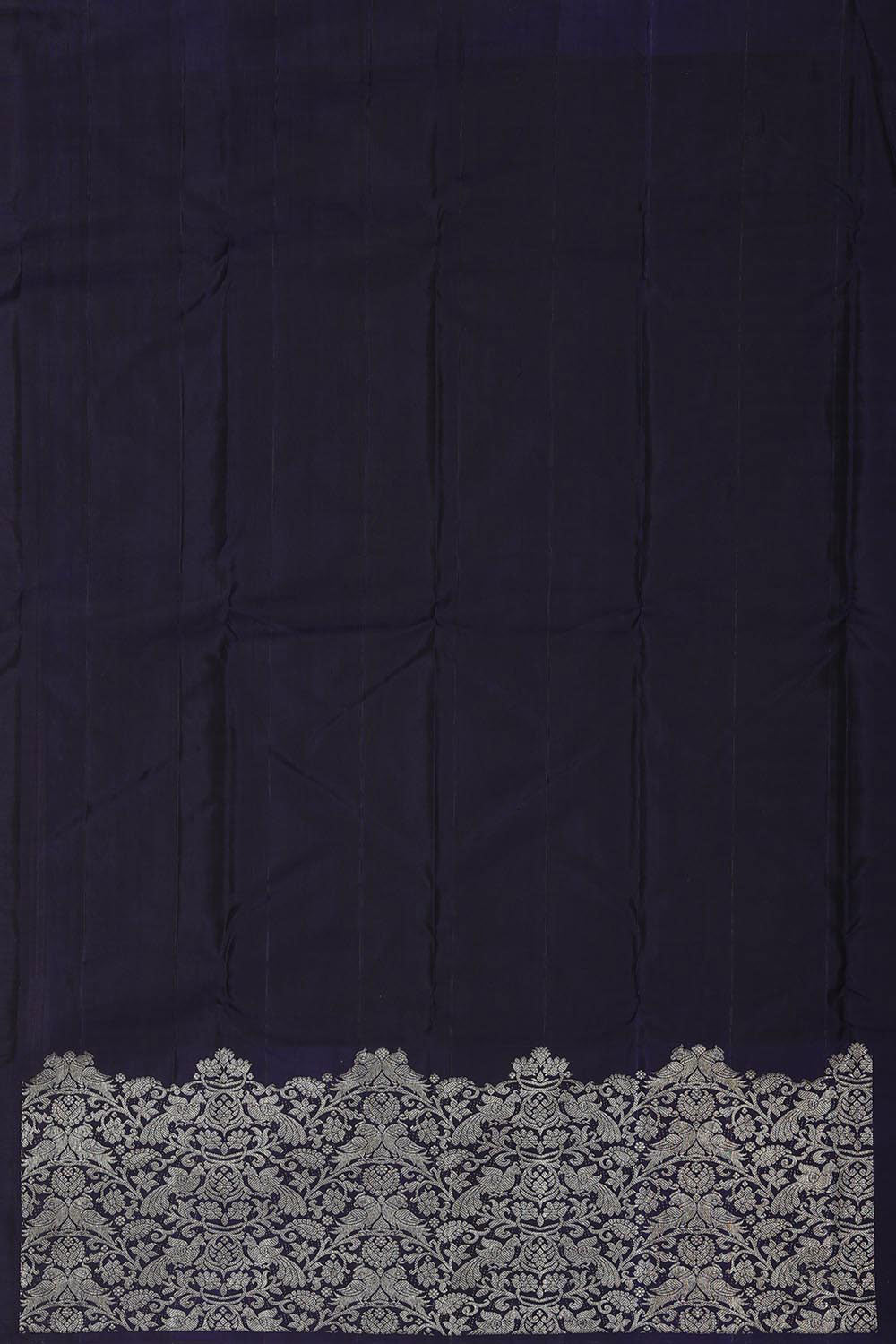 Image of Kanchipattu Greyish Green Brocade Saree