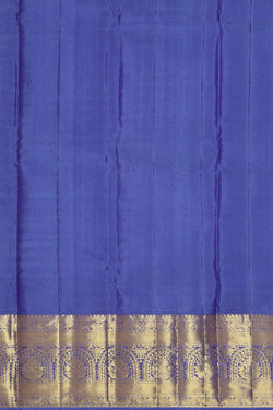 Image of Kanchipattu Royal Blue Brocade Saree