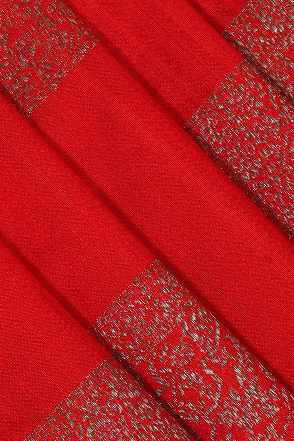 Banarasi Dupion Red Saree