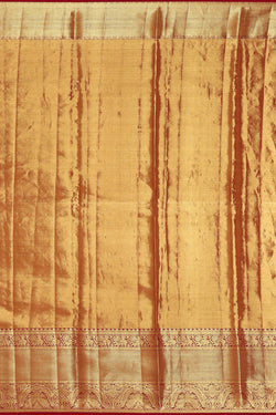 Image of Kanchipattu Light Lemon Colour Tissue Brocade Saree