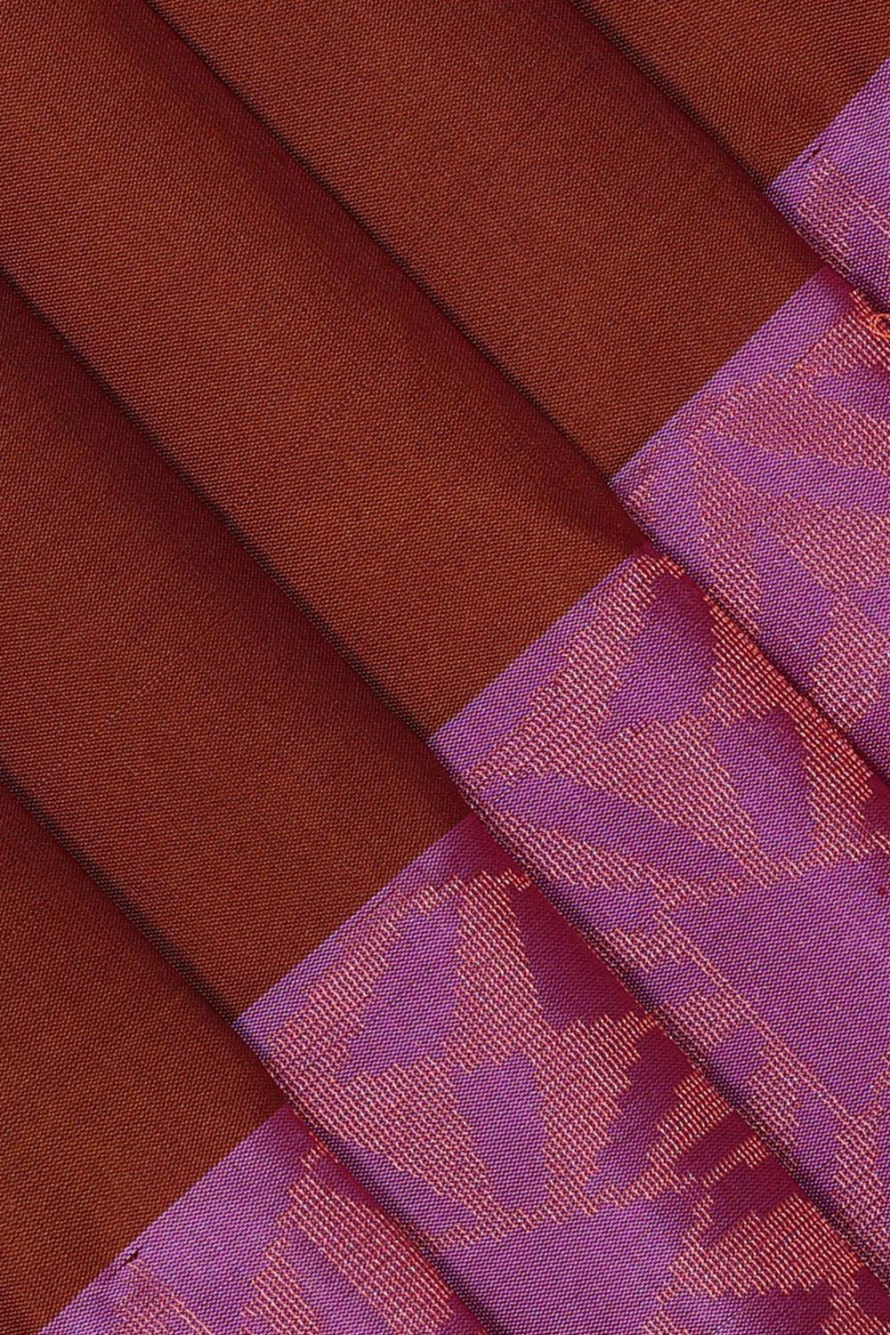 Collection of Simple Yet Elegant Brown Saree in a gallery layout