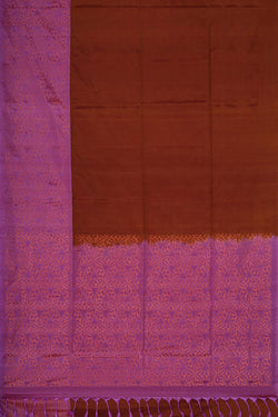 Collection of Simple Yet Elegant Brown Saree in a gallery layout