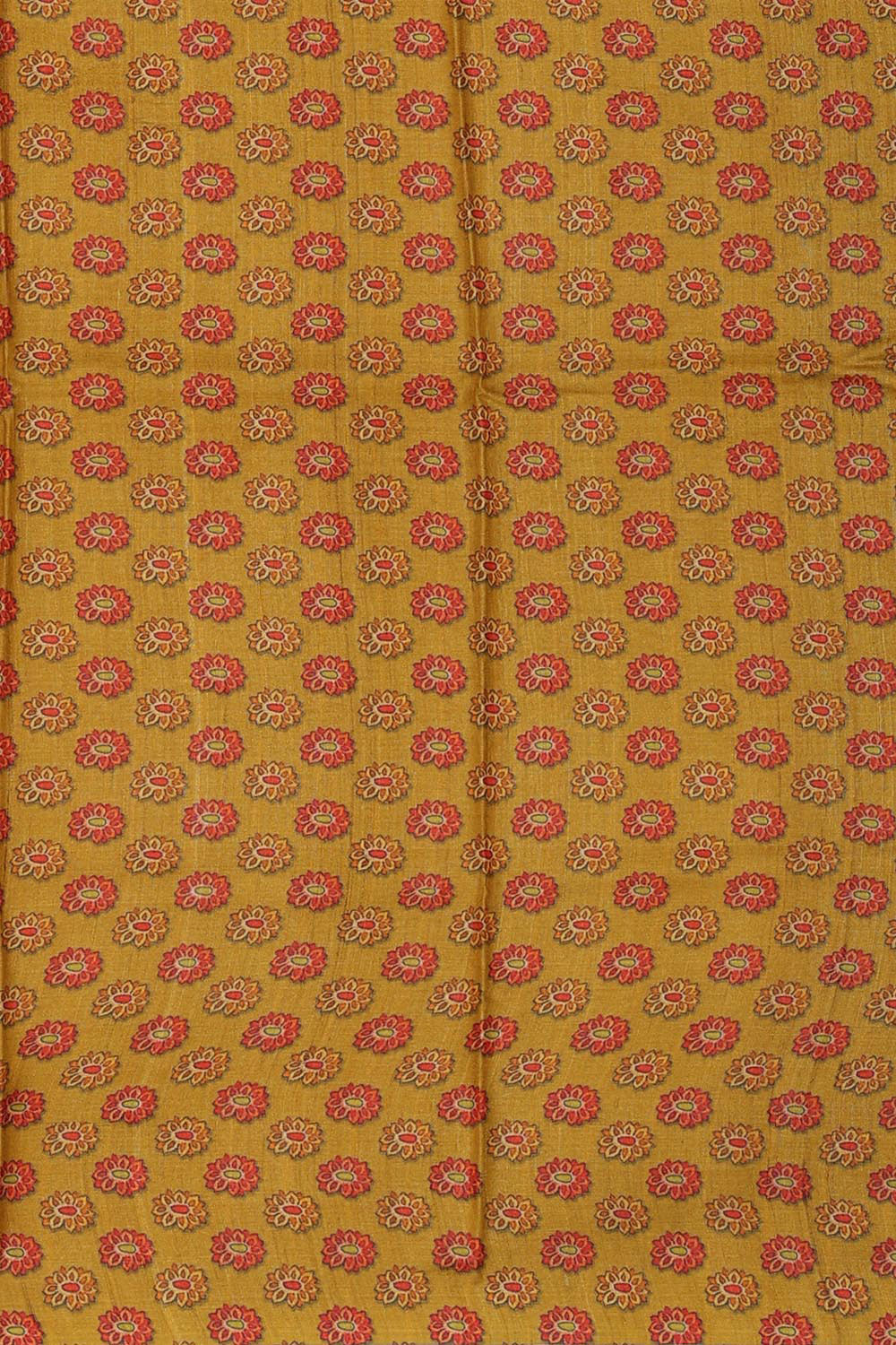 Image of Peacock Blue Tussar Silk Saree