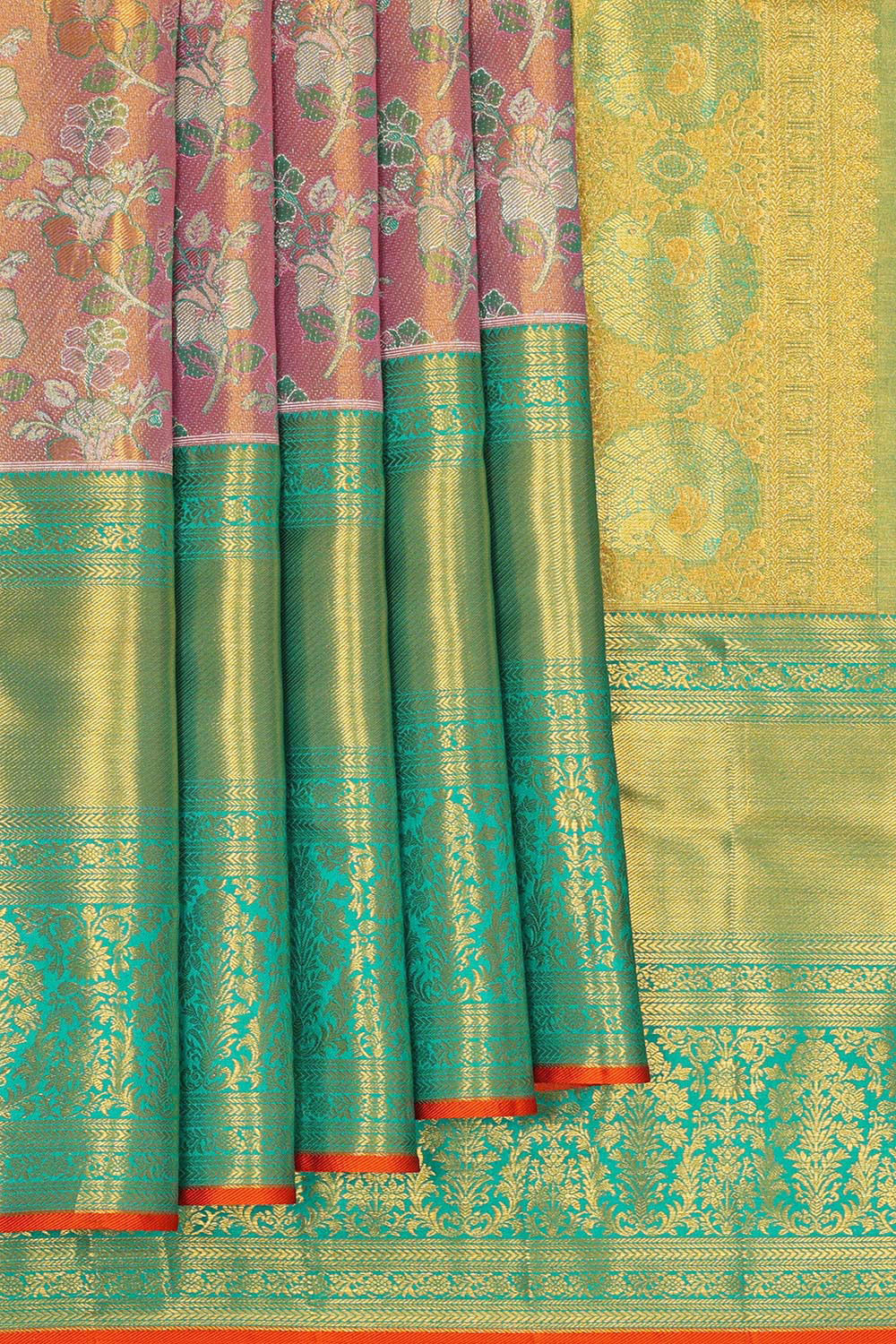 Kanchipattu Brocade Pink Saree