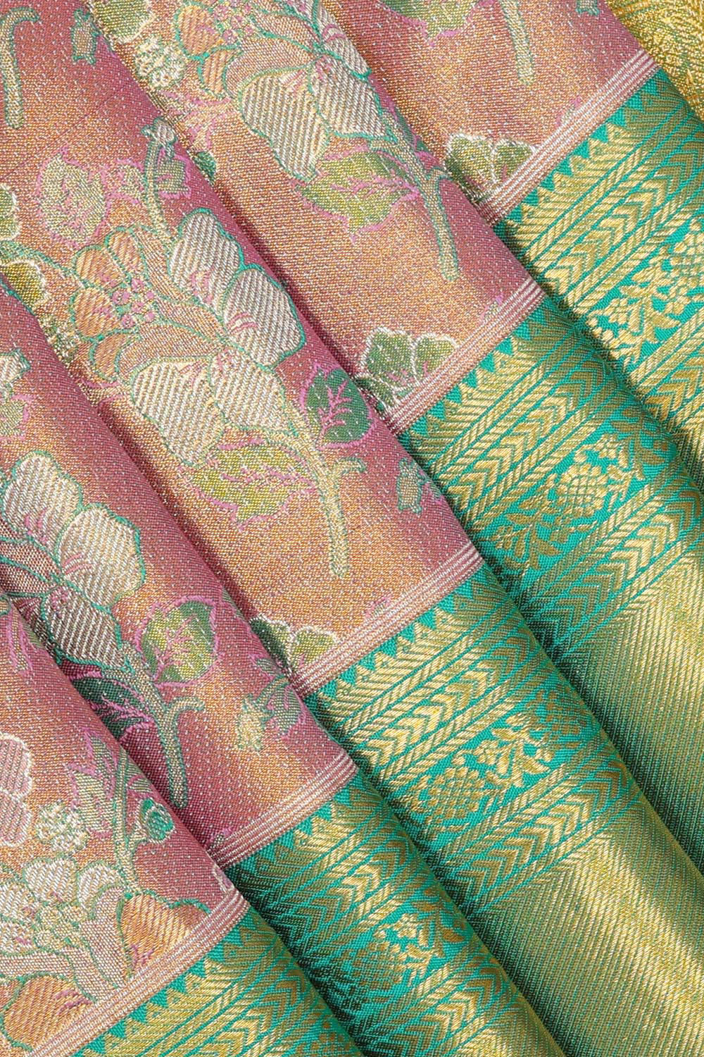 Kanchipattu Brocade Pink Saree