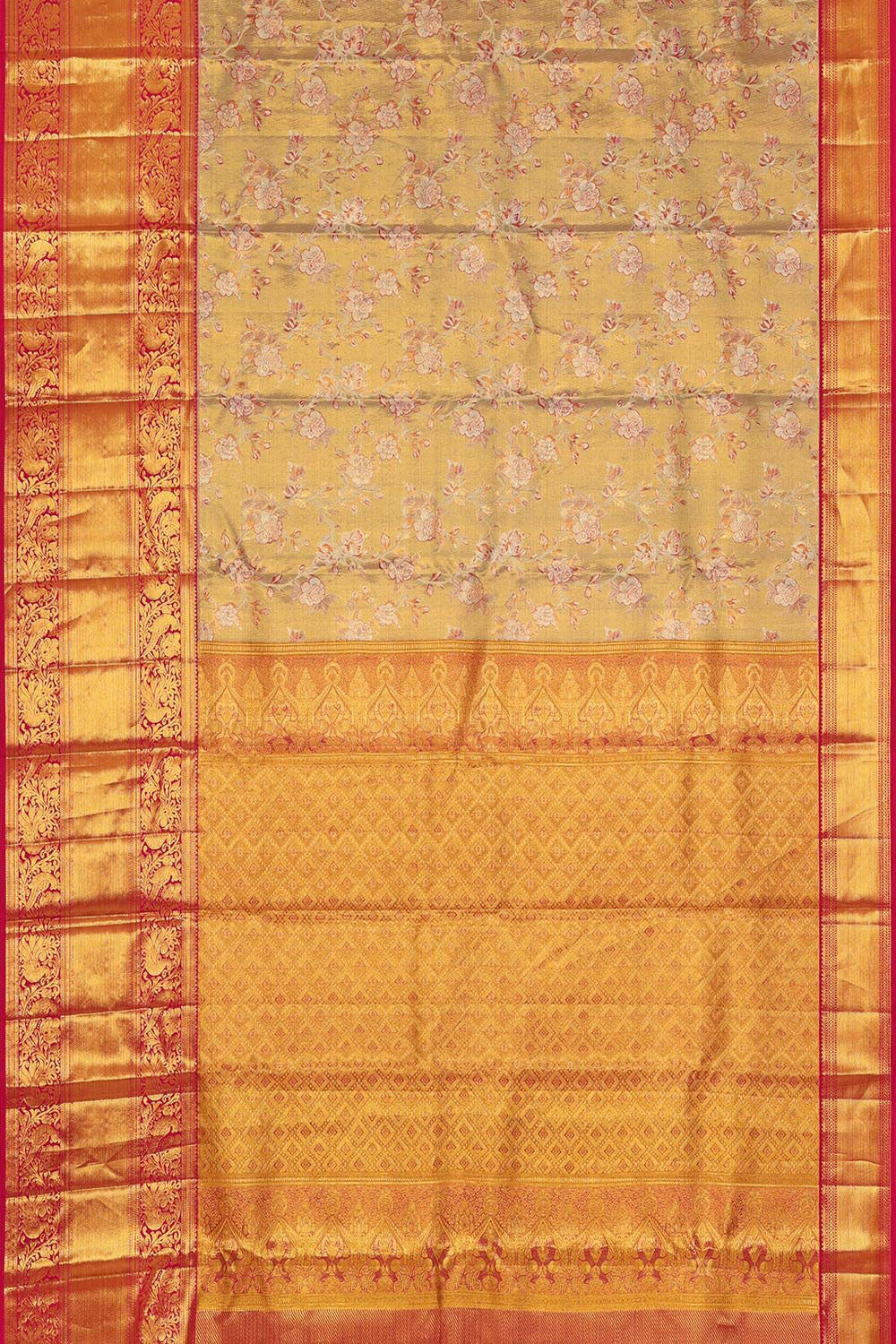Image of Kanchipattu Gold Brocade Saree