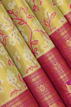 Image of Kanchipattu Brocade Green Saree