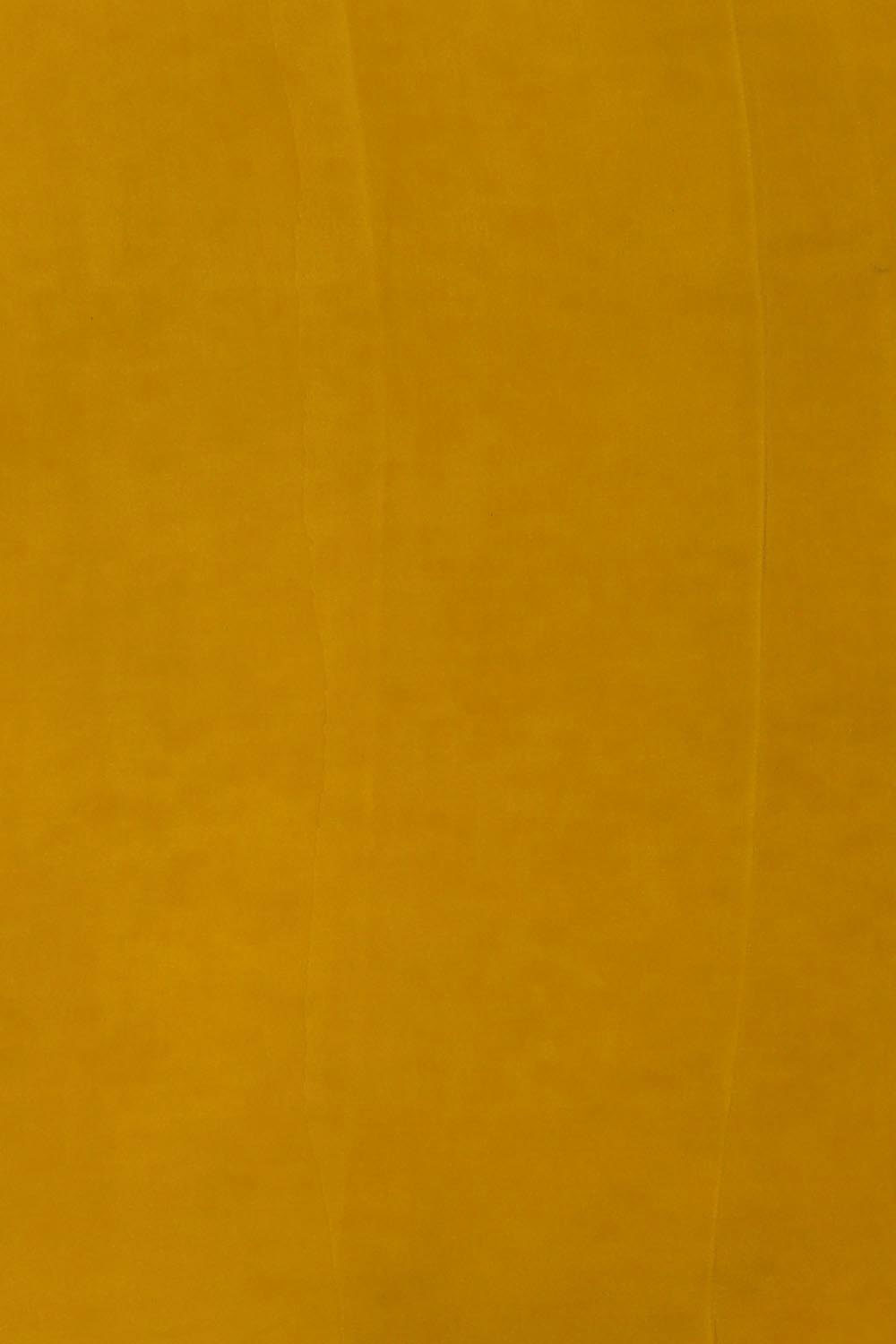 Collection of Banarasi Georgette Dull Mustard Yellow Saree in a gallery layout