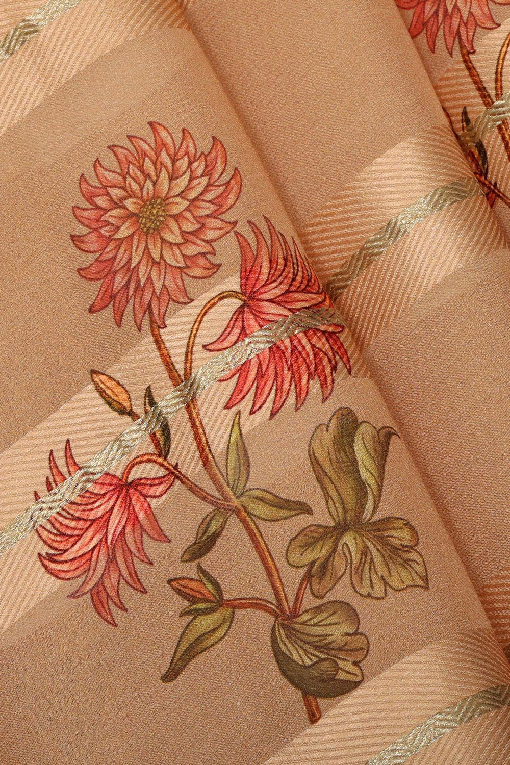 Image of Crepe Classy Beige Saree