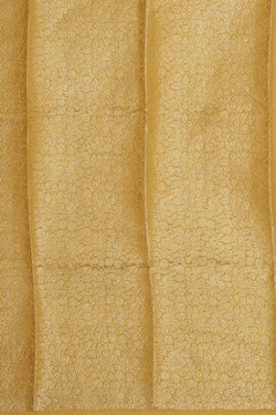 Image of Crepe Silk Yellow Saree