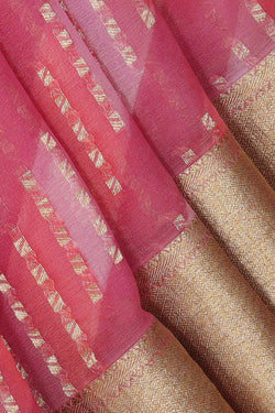 Image of Georgette Pink Saree