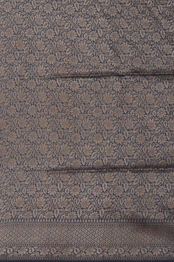 Image of Tussar Silk Grey Saree