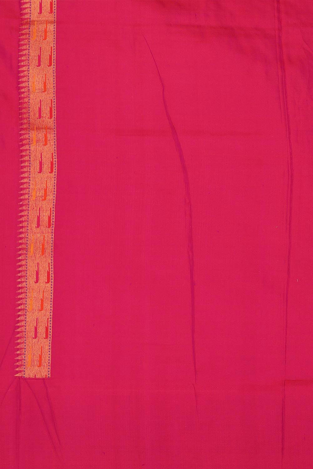 Banarasi Silk Magenta Pink Saree