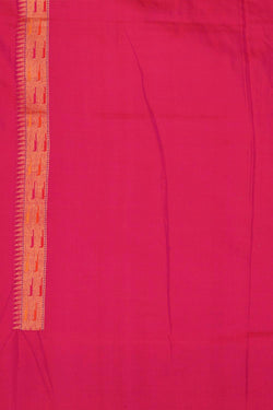 Image of Banarasi Silk Magenta Pink Saree