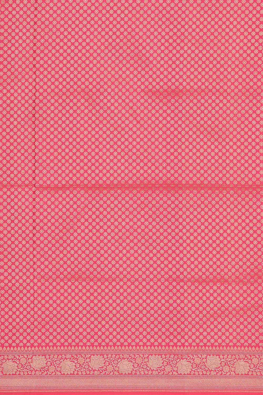 Image of Banarasi Silk Pink Saree