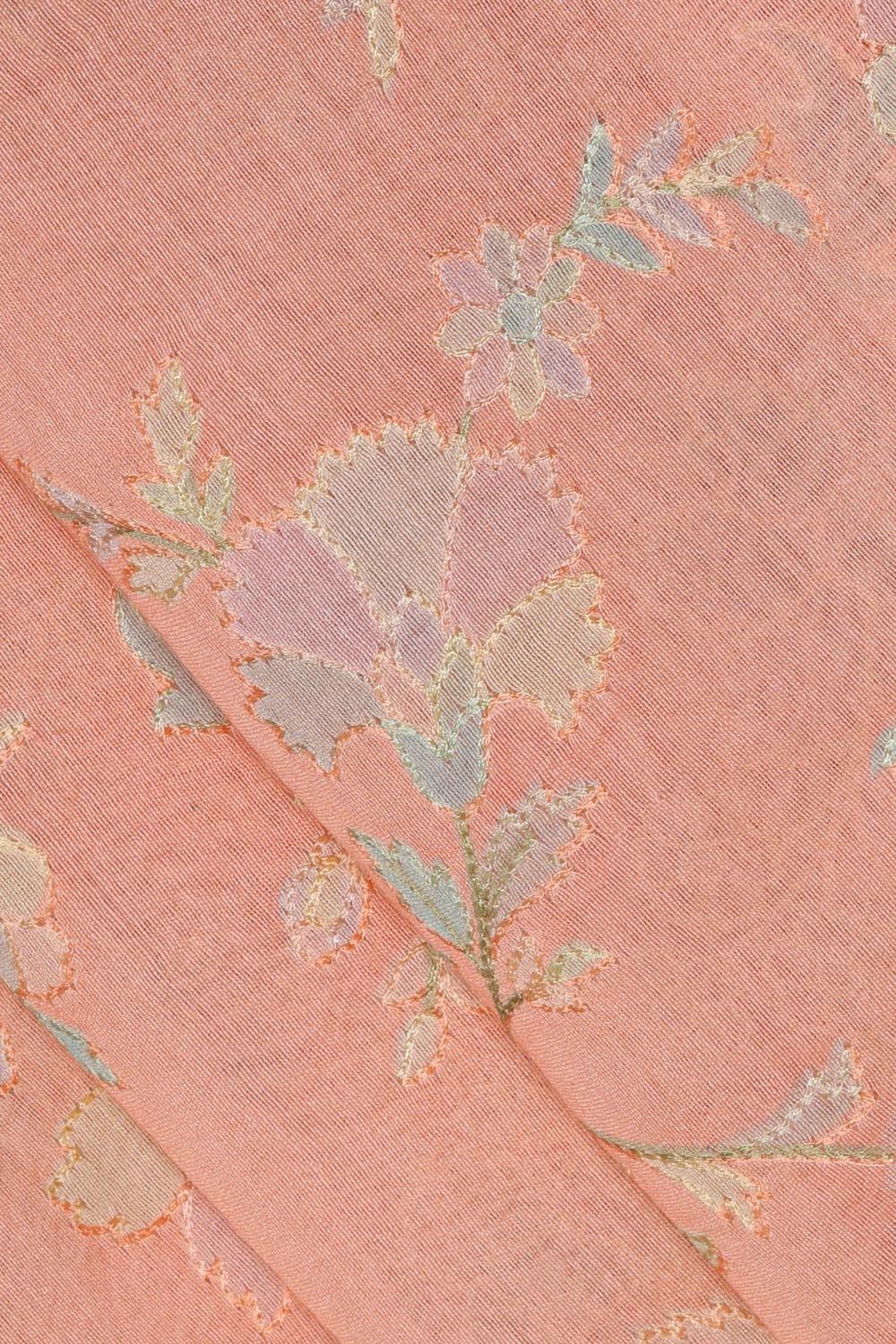 Linen Light Peach Saree