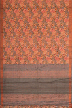 Collection of Tussar Silk Grey Saree in a gallery layout