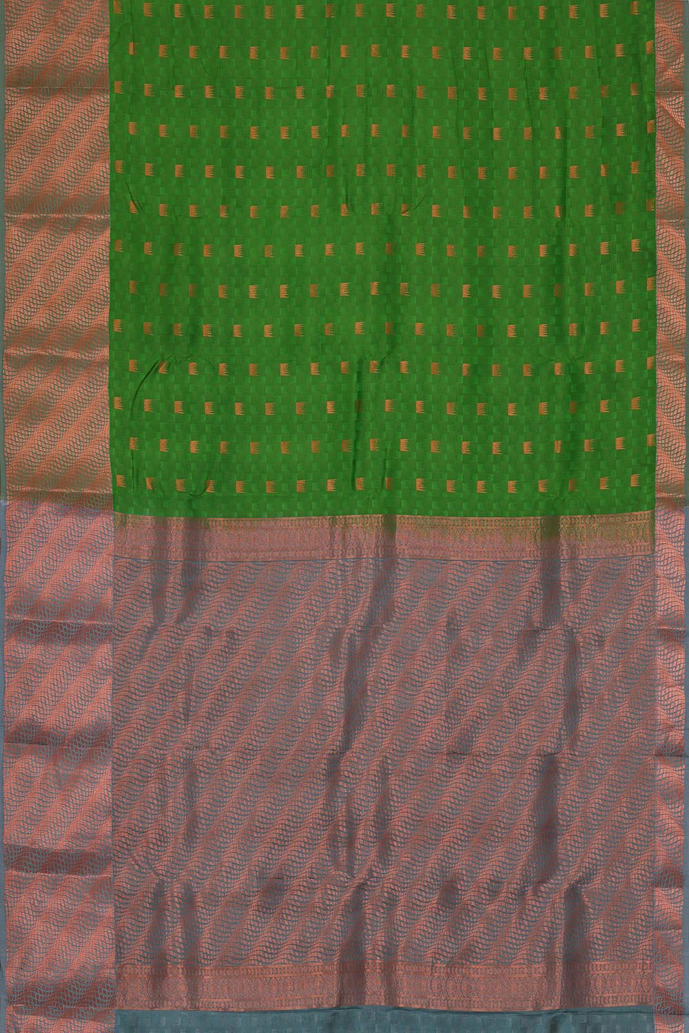 Collection of Green Woven South Silk Saree in a gallery layout