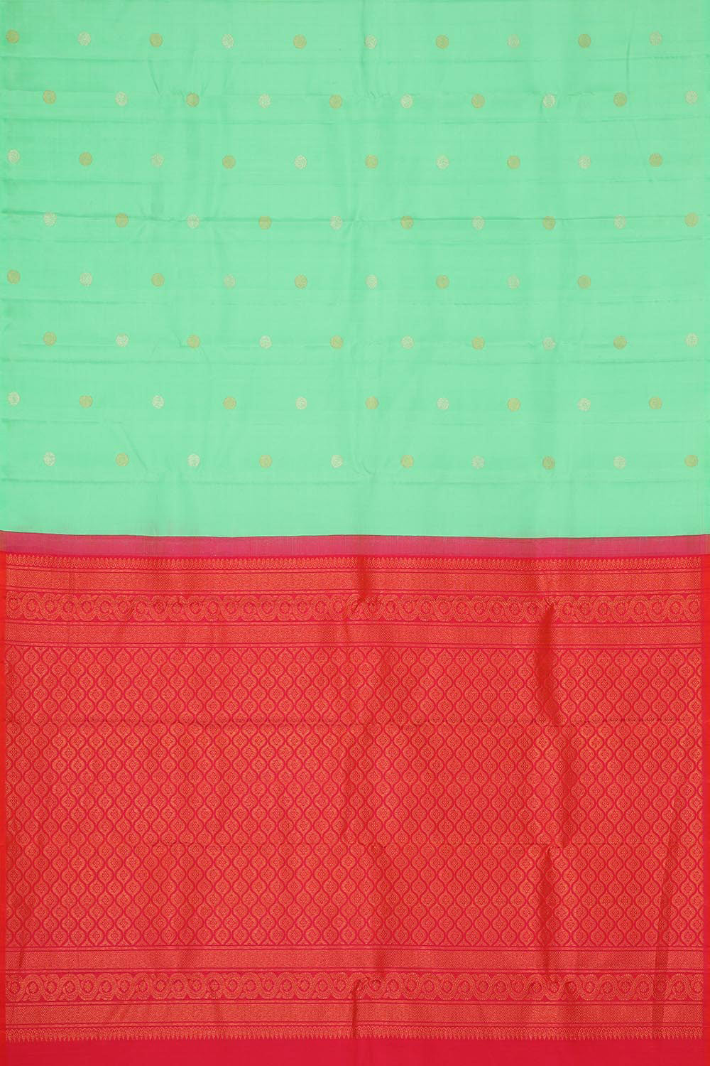 Image of Kanchipattu Fresh Green Brocade Saree