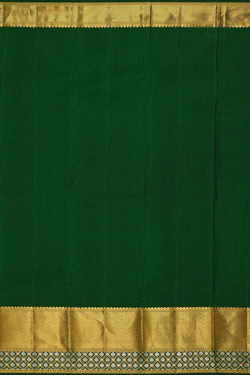 Image of Kanchipattu Sea Green Brocade Saree