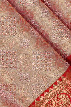 Image of Kanchipattu Gold Tissue Brocade Saree