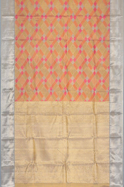 Image of Kanchipattu Multi Colour Tissue Brocade Saree