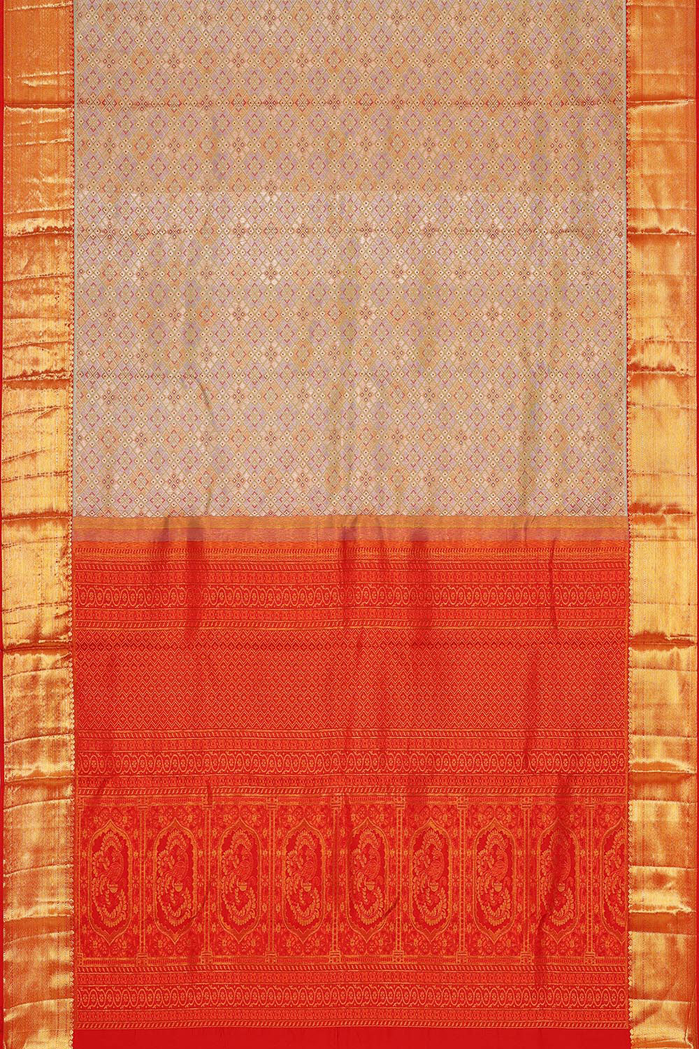 Kanchipattu Light Lavender Brocade Saree